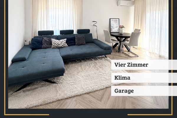 Provisions- & bezugsfrei: Sanierte 4-Zimmer Wohnung mit Klima & Garage