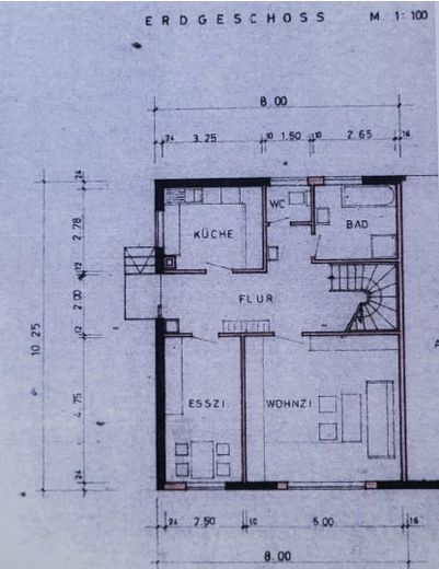 Edificio residenziale versatile da ristrutturare con fienile a Unterensingen – Grundriss, Etage 1