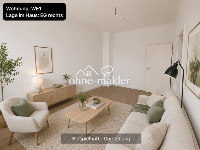 Ampio appartamento di 4 locali al piano rialzato – Marienstraße 4, Wilhelmshaven – Foto 1