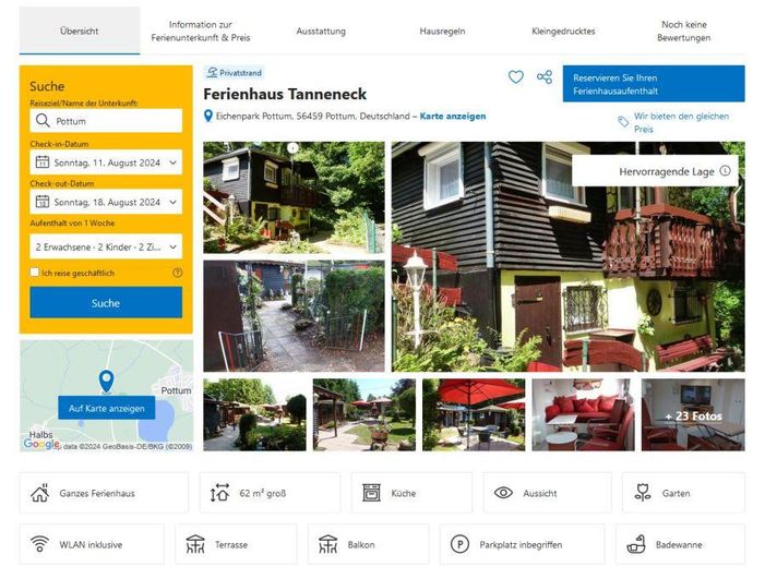 Wohnungen/ Seniorenresidenzen (11), Blockhaus-Treffpunkt(1), Bauplätze (3) – Haus Tanneneck/ Booking.Com 