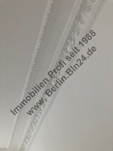 Schöner Stuck im Wohnzimmer