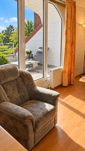 Küçük daire, büyük potansiyel – Duhnen’de Haus Hohe Worth · Balkon ve garaj – Fotoğraf 1