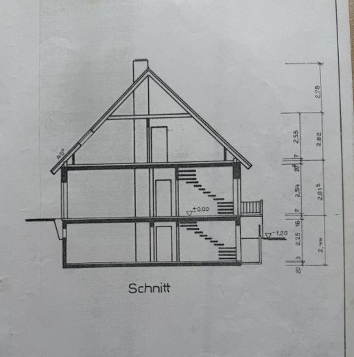 RESERVIERT Einfamilienhaus Massivhaus Einliegerwohnung ruhige Wohnlage Keller Garten – Haus Querschnitt