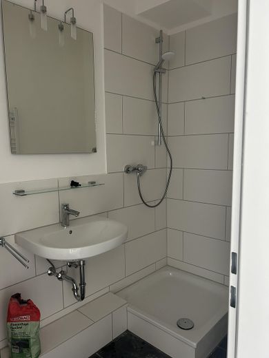 Sanierte Wohnung am Glinder Markt mit großem Balkon – Duschbad
