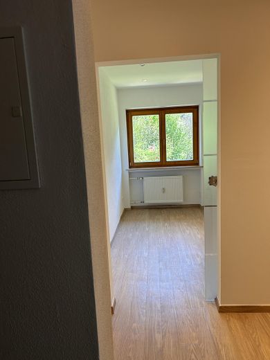 Home Office, Glas-Schiebetür
