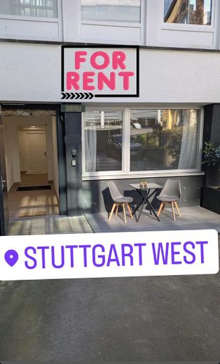 Stuttgart-West trifft Ruhe – Bürofläche mit Terrasse – Terrasse 