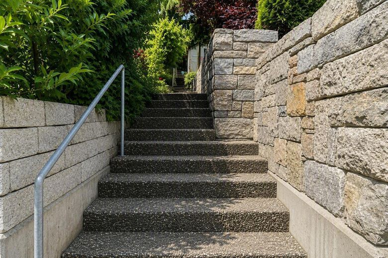 Wohnen mit Charakter: Split-Level-Haus mit viel Platz und mit Blick ins Grüne – Gartenzugang außen