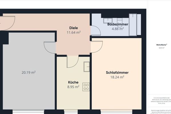 Appartamento di proprietà al 1° piano con ascensore e posti auto in garage sotterraneo a Ludwigshafen