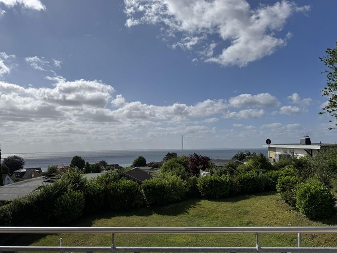Blick vom Balkon aufs Meer Süd