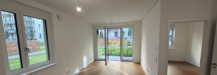 Erstbezug 2-Zimmer-Neubauwohnung | Terrasse, Einbauküche, Keller