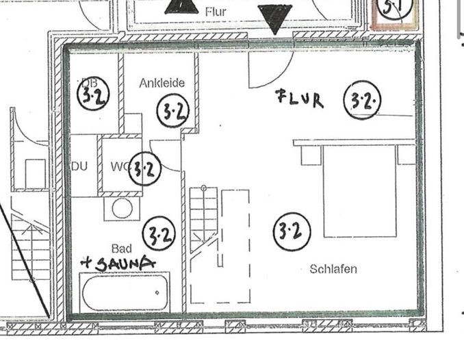 Architekten Loft Wohnung im Nordend Maisonette mit Terrasse / Atrium – फोटो 15