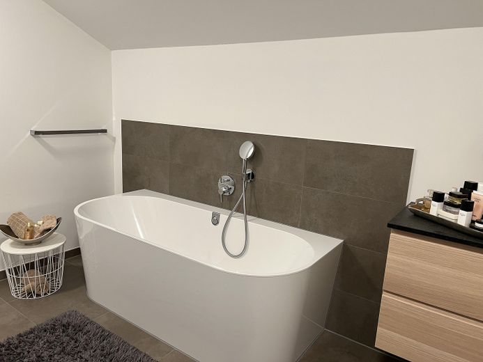 Modernes Einfamilienhaus mit großem Garten – Badewanne