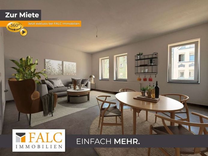 Sanierte Vier-Zimmer-Dachgeschosswohnung mit zwei Bädern – Foto 1