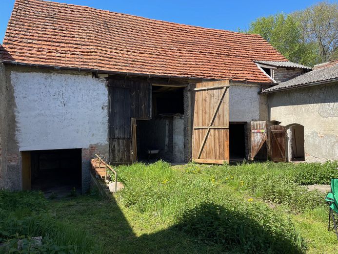 Ansicht auf Scheune Innenhof