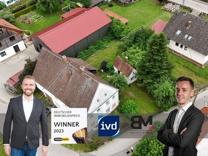 Bauernhaus für Handwerker mit Scheune, Garten und Garage – फोटो 1