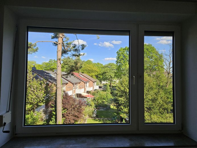 Blick aus dem Schlafzimmer