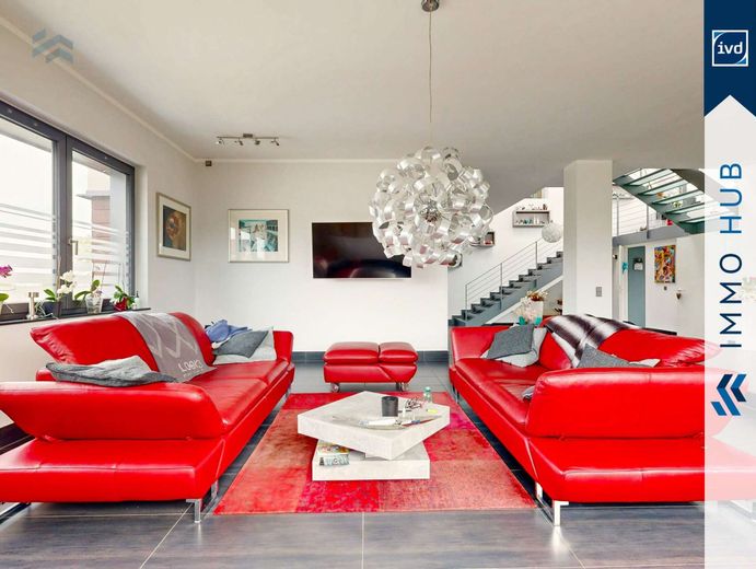 ++ Exklusives Penthouse in ruhiger Lage mit über 50 m² Dachterrasse ++ – 3687181-1fdKtxZJPpYqBTrib1QFFAUC-Wohnbereich.jpg