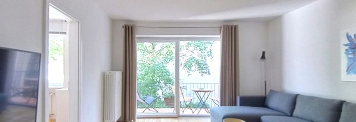 UBICACIÓN PRIVILEGIADA: Hamburgo-Harvestehude - APARTAMENTO AMUEBLADO DE 2 HABITACIONES – Wohnzimmer