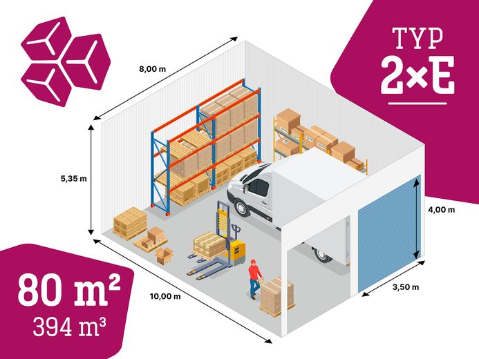 Magazzino capannone commerciale garage deposito a Reinfeld vicino a Lubecca, autostrada A1 – Lager mit 80qm in Reinfeld