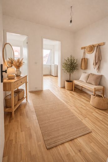 Helle, renovierte 4-Zimmerwohnung mit großer Dachterrasse und außergewöhnlichem Raumangebot – Flur