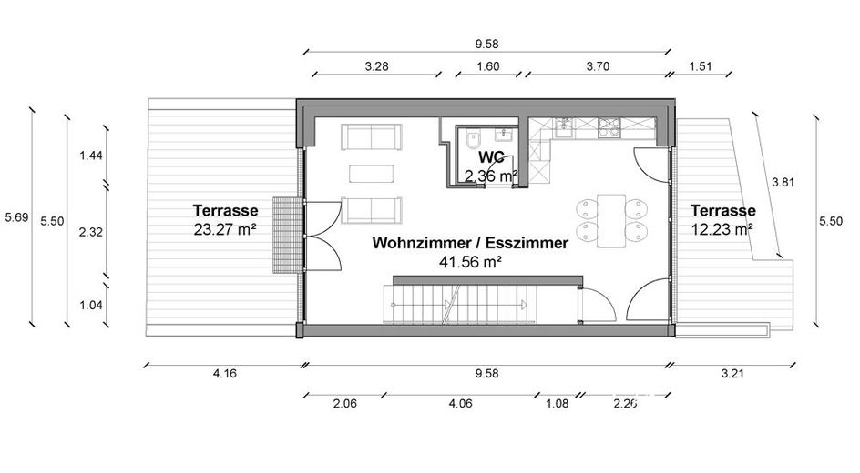 Verde e privato! Townhouse con 5 camere, garage privato e terrazza sul tetto nel cuore di Mitte! – CDT01_EG