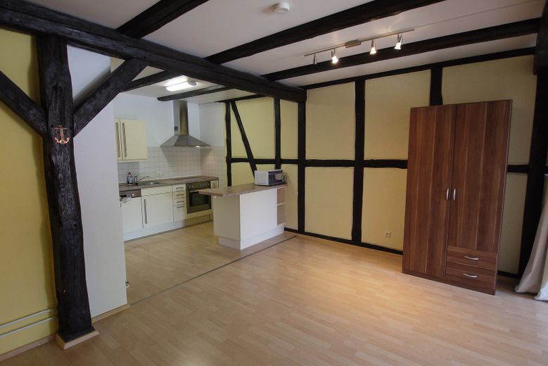 WOB-Sülfeld: 1 Zimmer Appartment mit 43 m2 – Wohn/Schlafbereich