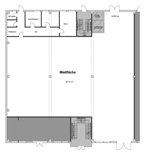 Superficie al piano terra di 600 m² a Erding-Süd – ideale per studi medici, laboratori, fitness o commercio – Foto 7