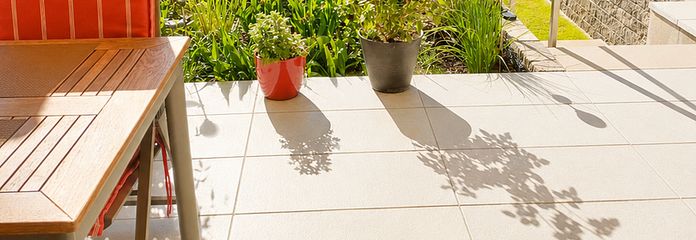 Ausblick in den Garten