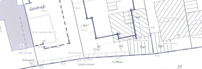 Abrissgrundstück mit weiterem Baugrundstück, pos. Bauvoranfrage für 7-Parteien-Wohnhaus genehmigt!