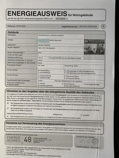 Energieausweis 