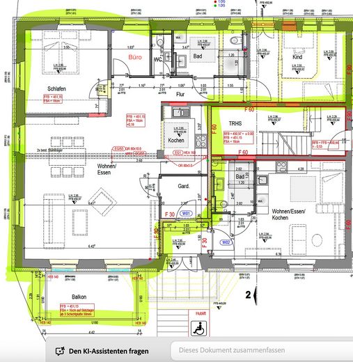 Erstbezug kernsanierte Wohnung 113m2 3,5-Zimmer NEU mit großem Balkon – Foto 9