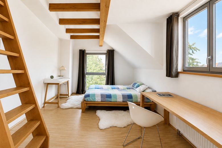 Світлий архітекторський будинок | 224 м² | 7 кімнат | A+ | Фотоелектрика та геотермальне опалення | без комісії – Schlafzimmer-3 OG