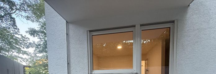 Modern gerenoveerd 2-kamerappartement op de begane grond met groot terras op de Betzenberg – Terrasse2