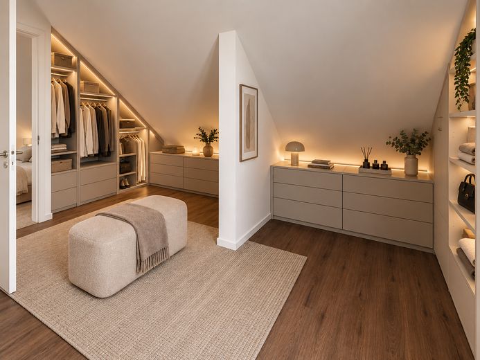 Abitare con un fascino particolare – elegante appartamento duplex a Verl – Ankleide (KI-generiert)