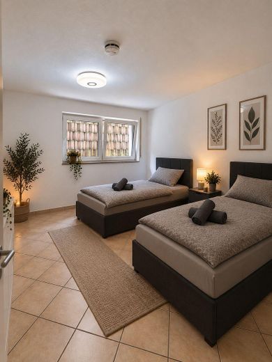 Modern apartment – fully furnished & ready to move in for 2 people – Schlafzimmer
