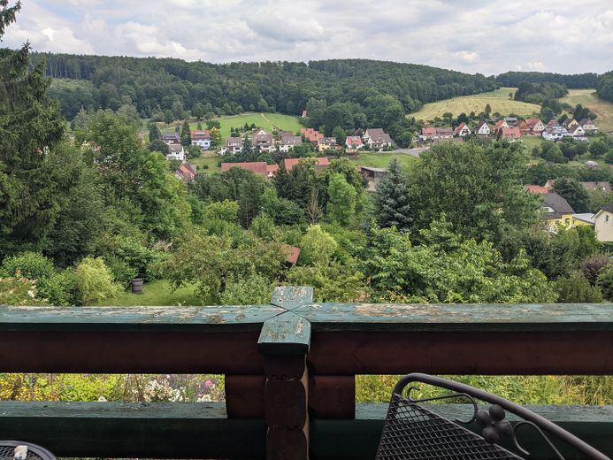 EG Aussicht am Balkon
