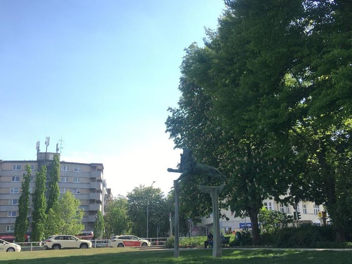 Platz Blick nach Süd