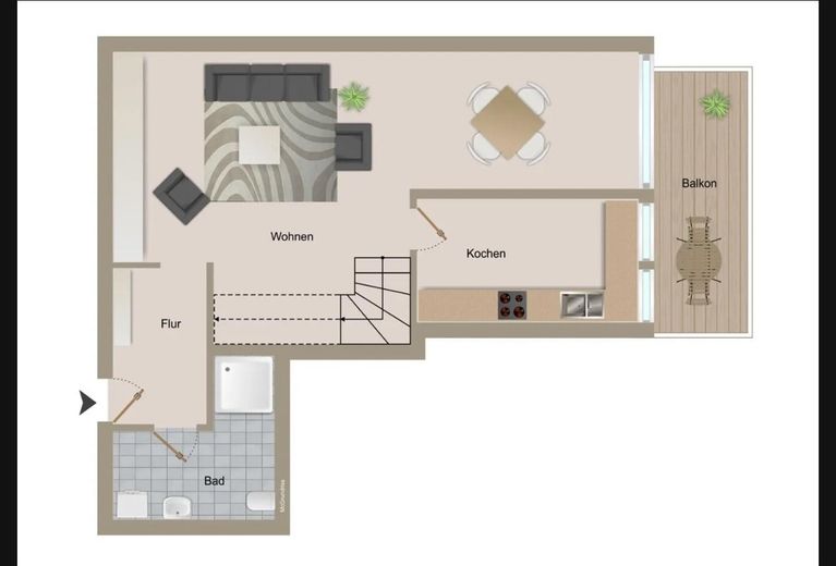 Schöne 75 m² Maisonette mit Balkon u. Stellplatz in Löhne Gohfeld | Neue Küche auf Wunsch – Foto 11
