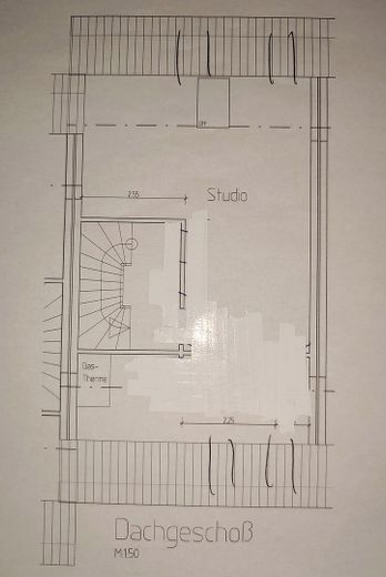 Ухоженный таунхаус на конце ряда, 157 м², год постройки 2007, южный участок 470 м², гараж и 2 парковочных места – Dachgeschoss/Studio