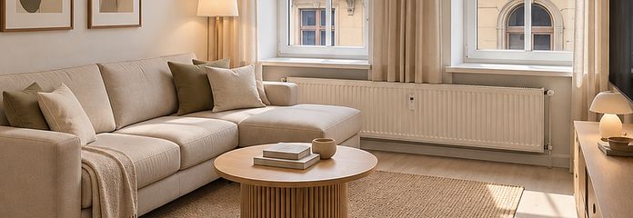 Оренда нещодавно відремонтованої 2-кімнатної квартири – Wohnzimmer