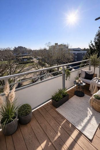 Balkon Beispiel mit Deko