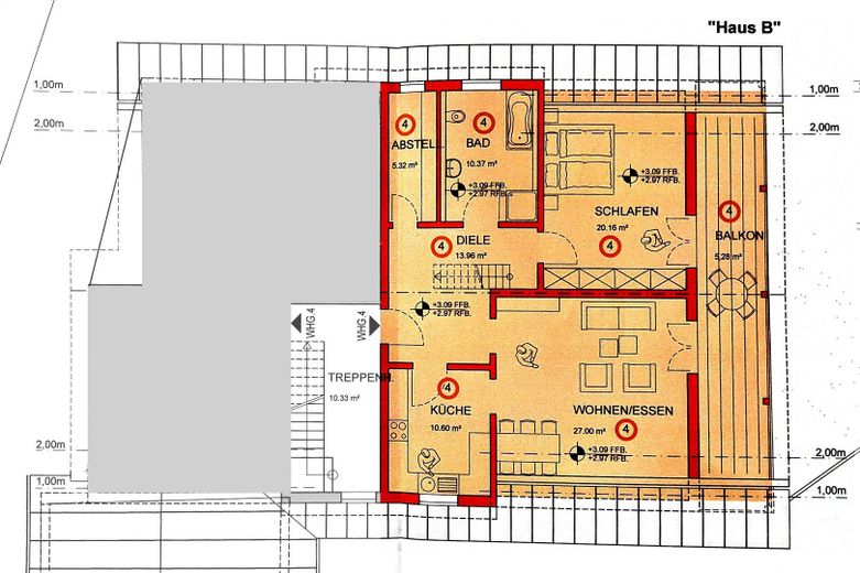Appartement calme de 3 pièces avec cuisine équipée et balcon à Harpolingen/Bad Säckingen – Photo 16