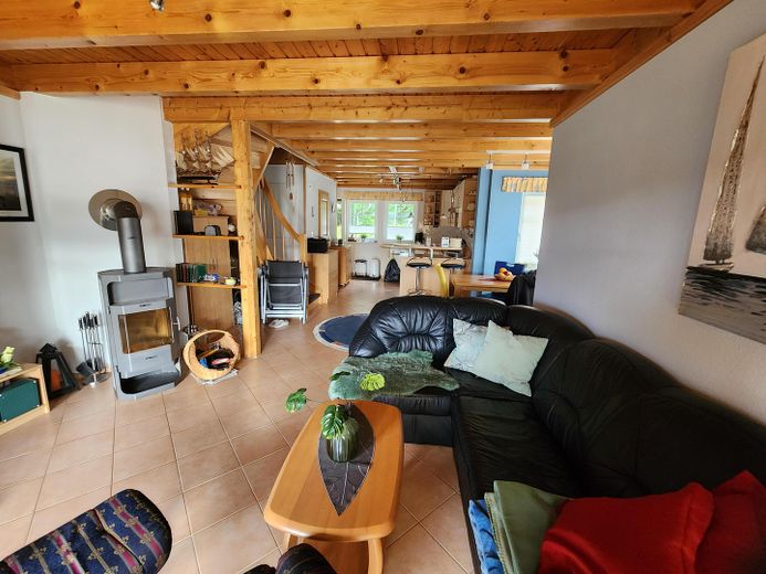 Ferienhaus mit eigenem Bootsliegeplatz – Wohnzimmer 2