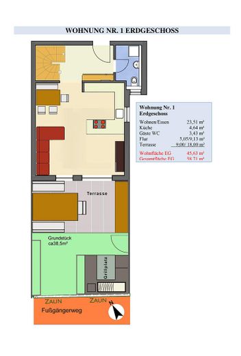 Hausgefühl statt Wohnung: Moderne 3-Zi.-Maisonette mit Garten, Terrasse & Balkon (BJ 2013) – Foto 49