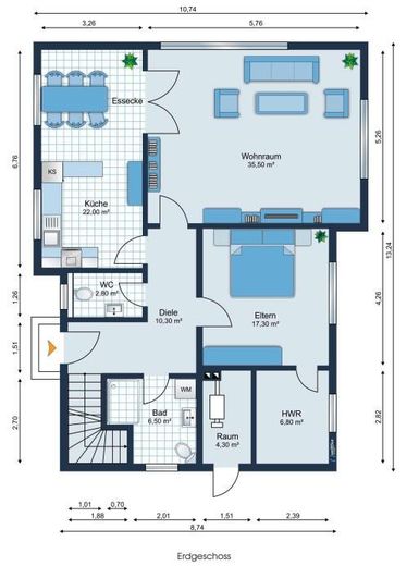 Grundriss EG