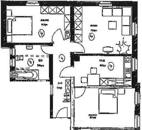 * Günstige 3-Zimmer mit Wannenbad und großer Küche in ruhiger Lage! * – riem6
