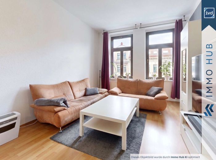+++ Helle 2-Zimmer-Wohnung in zentraler Lage von Gohlis-Süd im sanierten Gründerzeit-Altbau +++ – 2658631-uwm3YNhQBPTZk8rtRDk17mBR-IMG_3075.jpeg