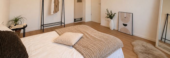 Bezugsfreie 3,5-Zimmer-Wohnung mit Balkon & Stellplatz in ruhiger Wohnlage – Schlafzimmer 1