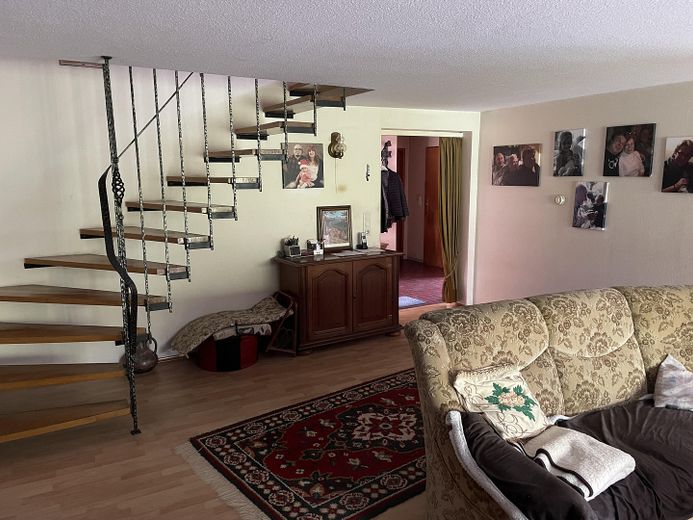 Aufgang in das obere Stockwerk