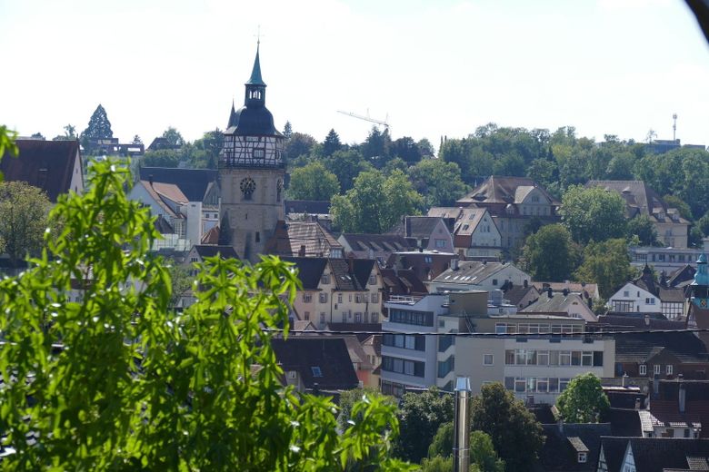 Schöner Blick auf Backnang